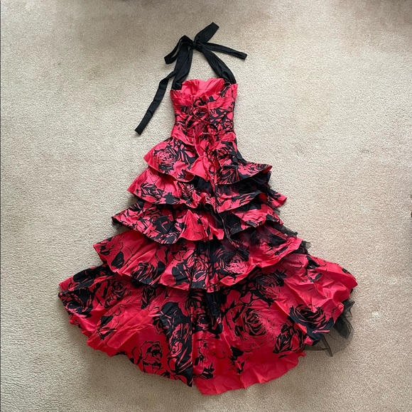 Spanish Style Gown / Prom Dress, Size 10 - Picture 2 of 4